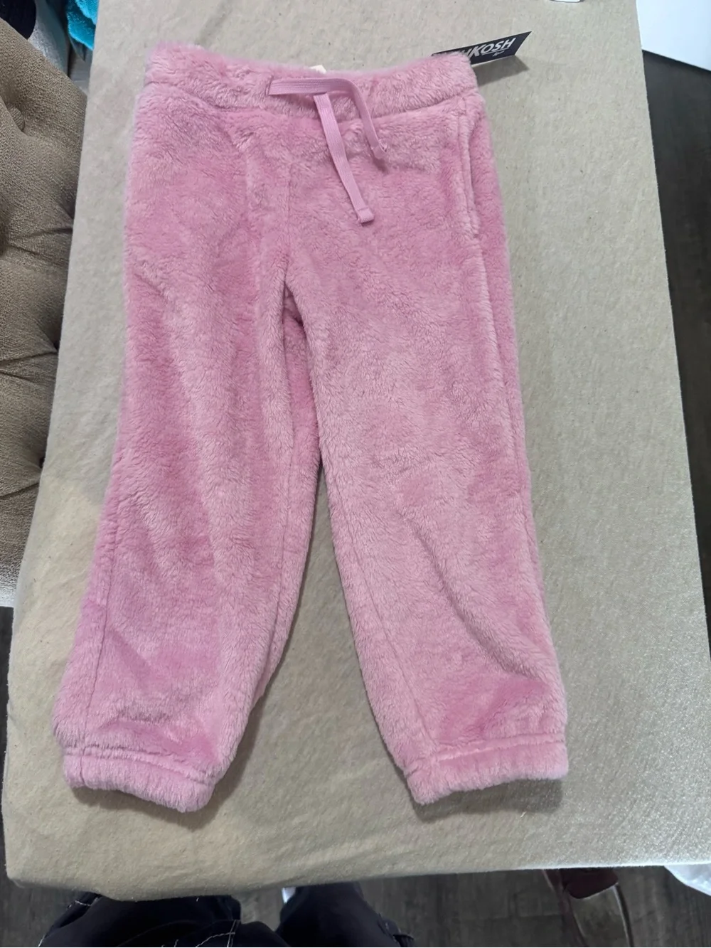 OshKosh B'gosh Pink Plush Hooded Zip Jacket